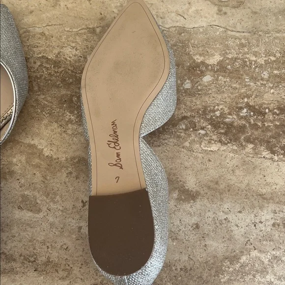 NEW Sam Edelman Rodney Metallic Gold D'Orsay Flats/Sz. 7M - Picture 9 of 9